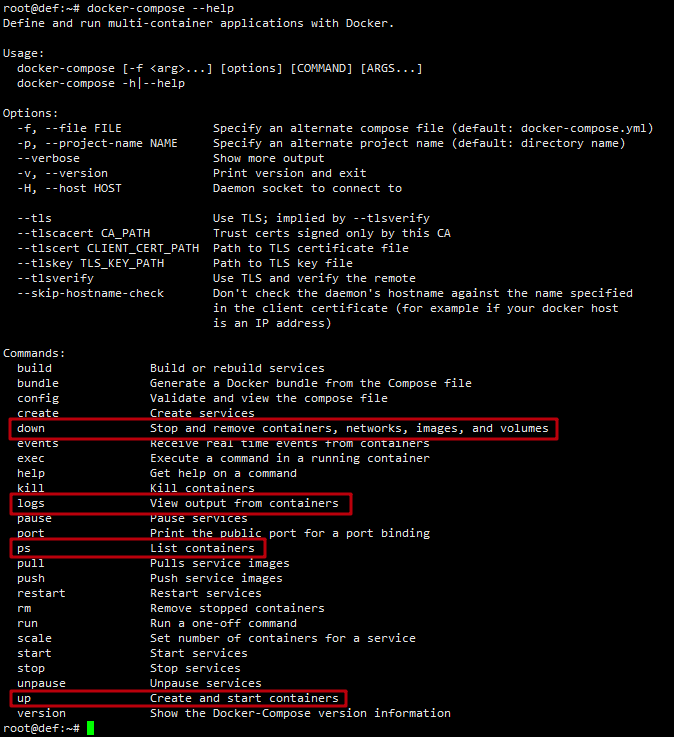 docker-compose-help